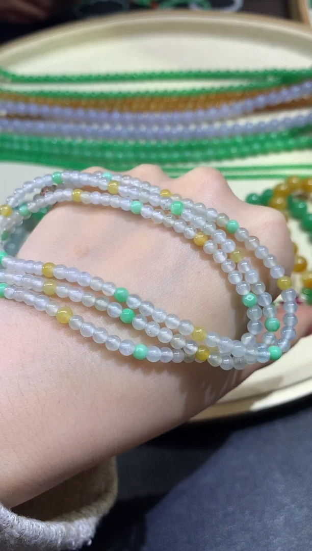 未镶嵌手串翡翠珠链A132|498