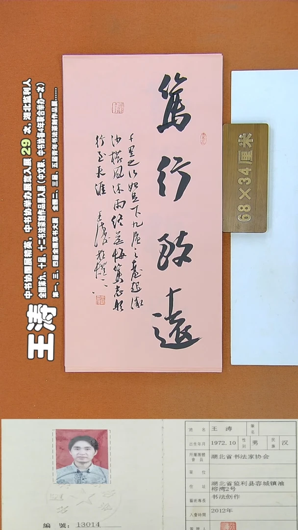 书法20R王涛书法作品
