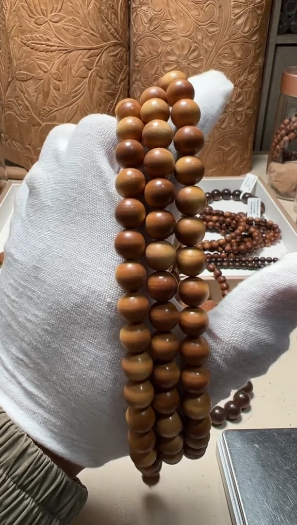 【闪购商品】檀香木手串/手链老山檀香1.0/108横纹