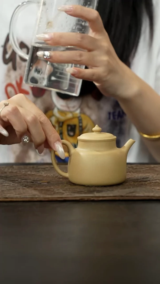 茶壶紫砂本绿小金汇130cc