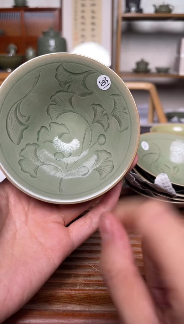 其他361耀州窑纯手工斗笠盏  微瑕