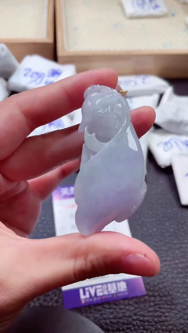 翡翠未镶嵌颈饰00001600