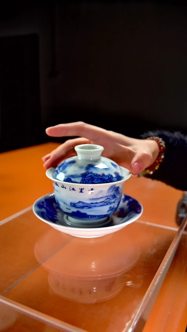 其他陶瓷《言泥陶瓷》老陶泥系列 三才盖碗