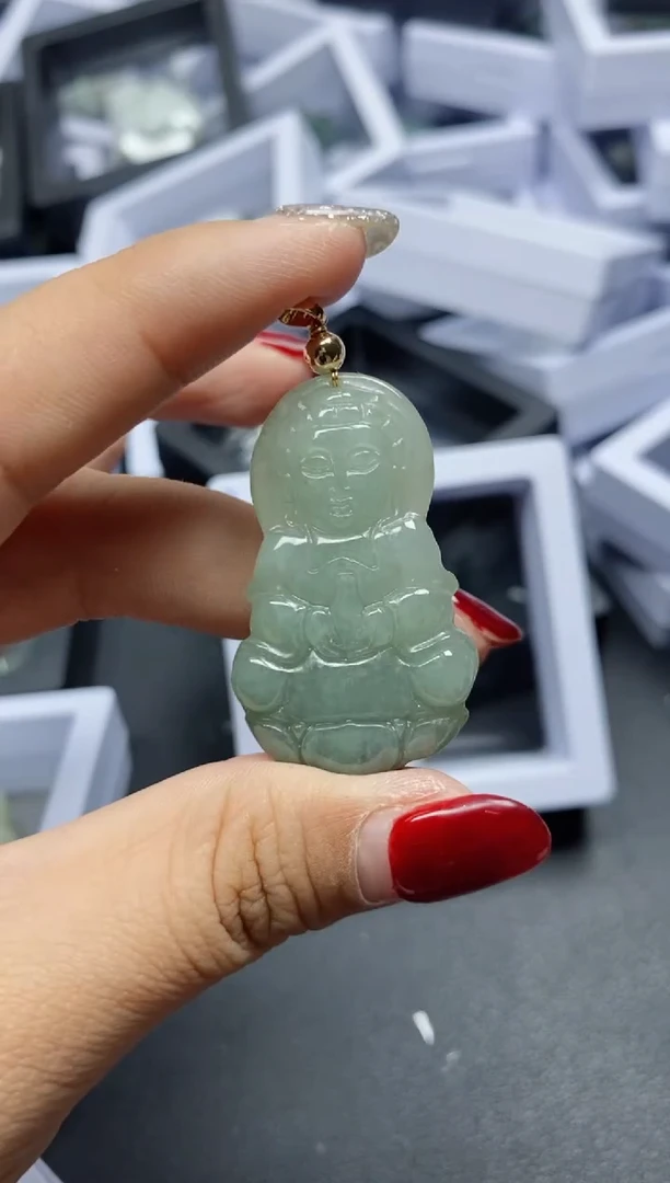 【闪购商品】翡翠吊坠(不含链)未镶嵌33328