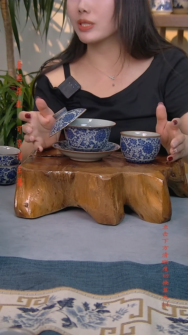 简装家用款2件套 老陶泥开片纹陶瓷茶具