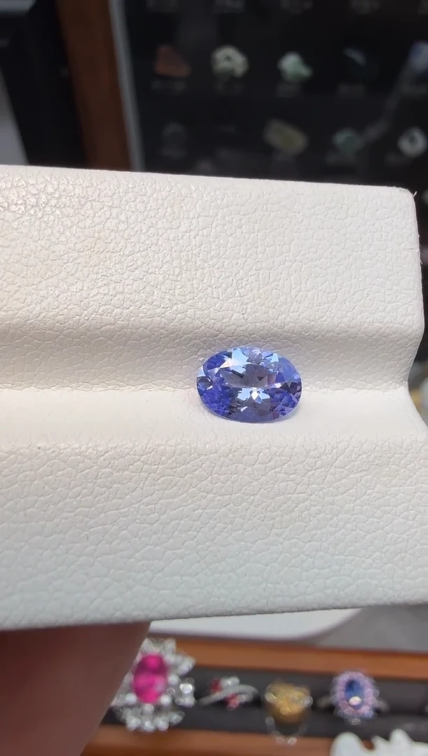 未镶嵌裸石坦桑石0.89CT-A265-1P