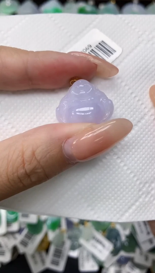 颈饰18K金镶嵌翡翠11111111111