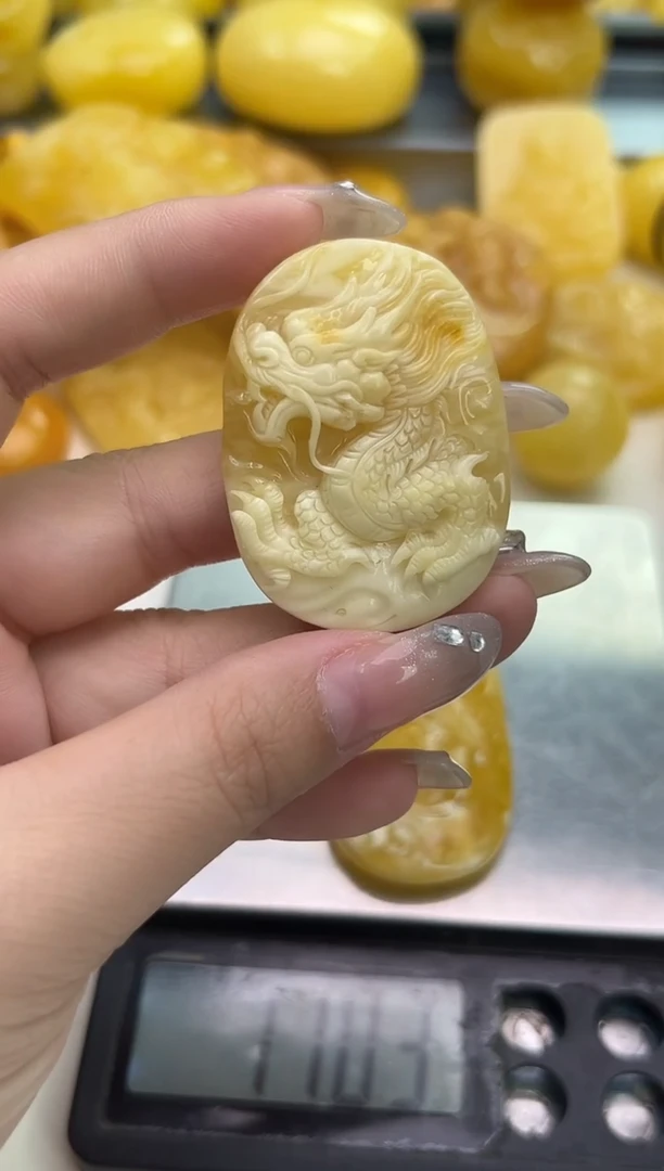 裸石琥珀未镶嵌琥珀蜜蜡吊坠
