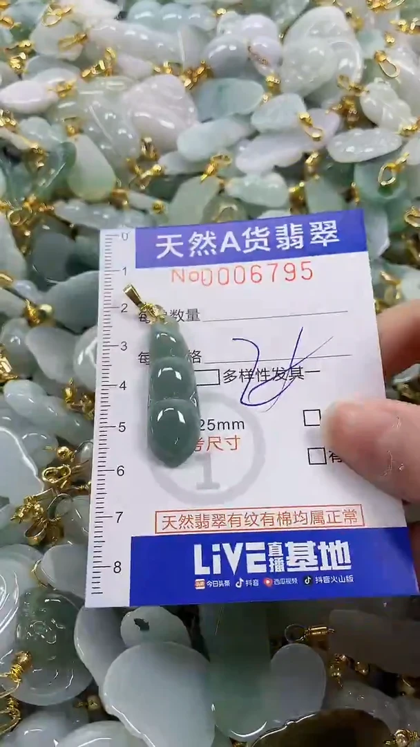 颈饰未镶嵌翡翠纯天然a货翡翠1