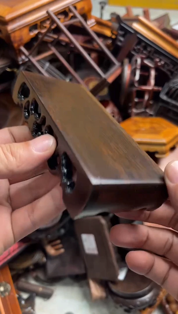 木黑檀木小书卷..