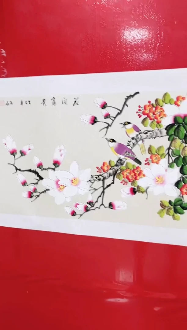 国画陈丽娟-三尺-花鸟