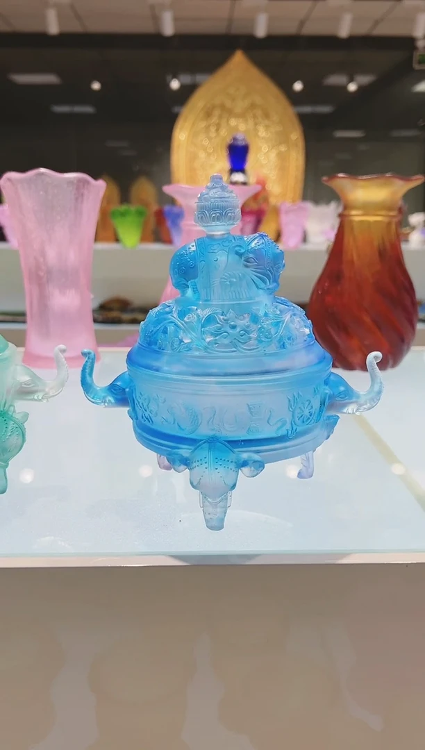 手工艺品琉璃古法琉璃吉祥圆满