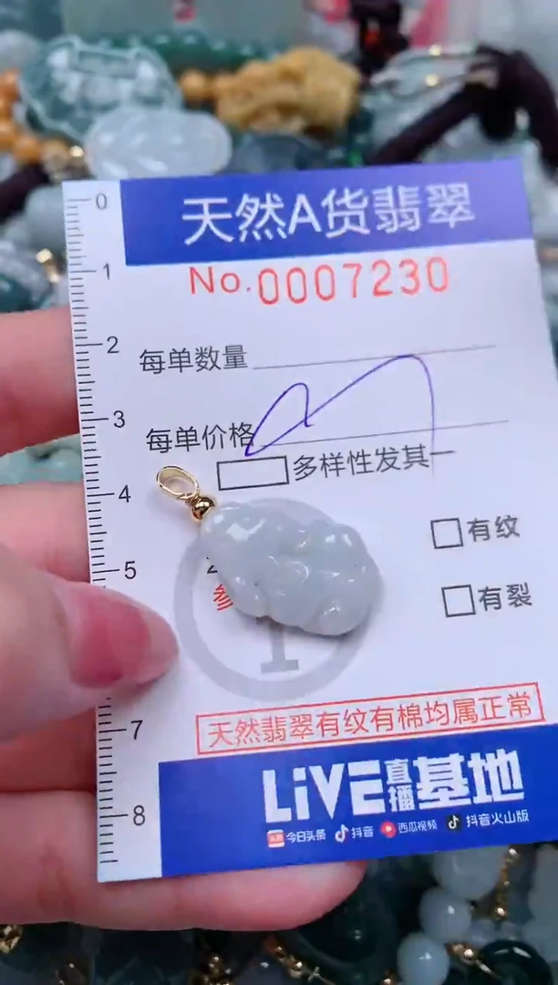 【闪购商品】翡翠颈饰未镶嵌00007230