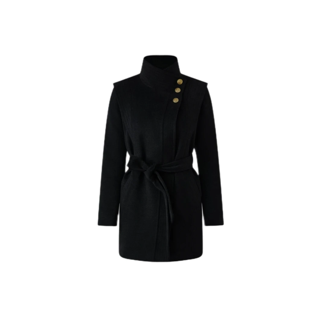 【JUEDING觉定】早春韩版时尚气质毛呢外套