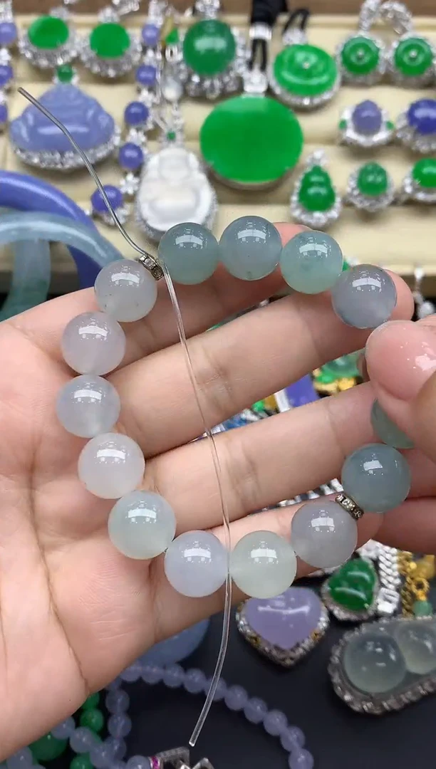 未镶嵌手链翡翠752-春日珠宝