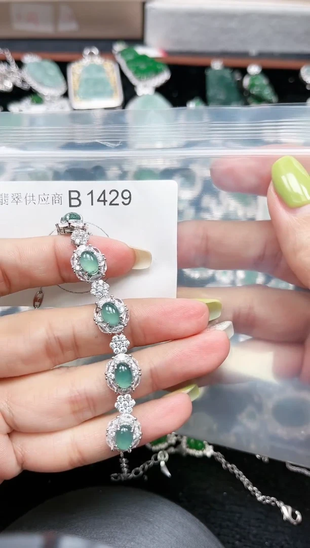 【闪购商品】翡翠颈饰未镶嵌赠皮绳1429