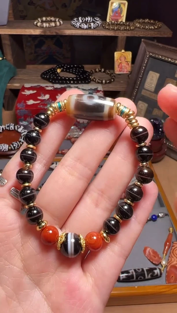 【闪购商品】玛瑙/玉髓手串未镶嵌二Y玛瑙DIY手串