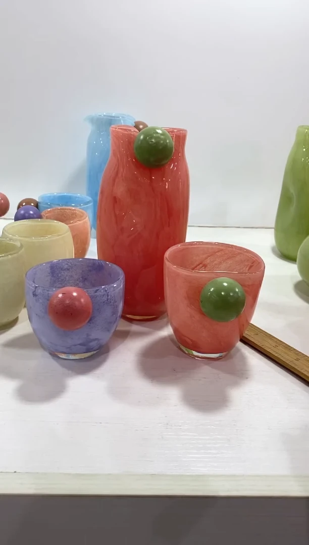 【闪购商品】琉璃慕忆家花瓶一套3