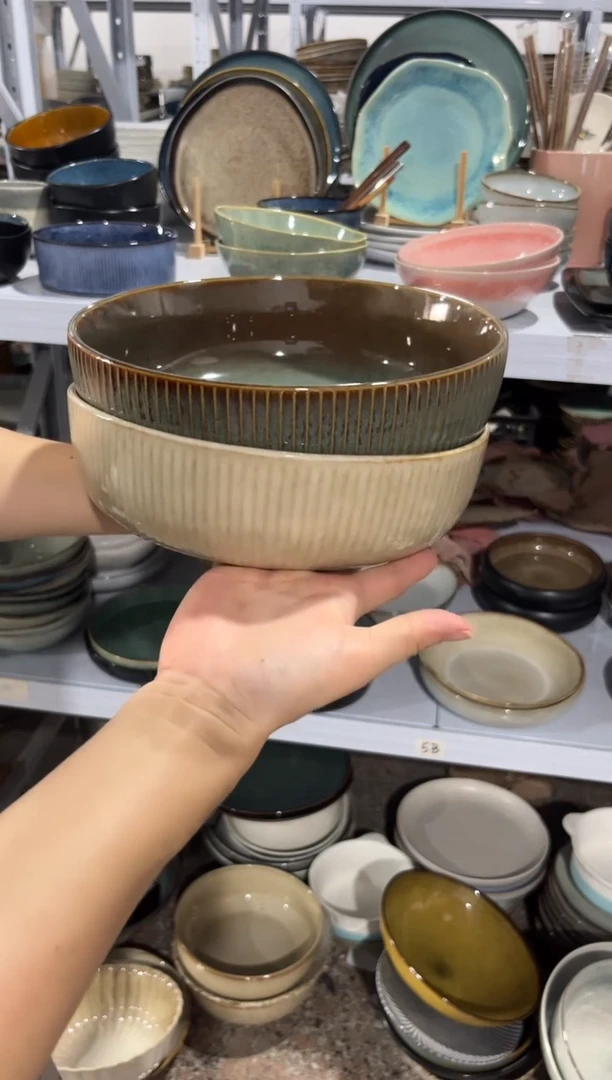 陶瓷外贸尾货瑕疵满20包邮X2 A5D/K2D汤碗