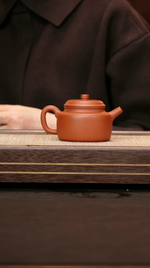 茶壶紫砂小煤窑朱泥 德钟180cc