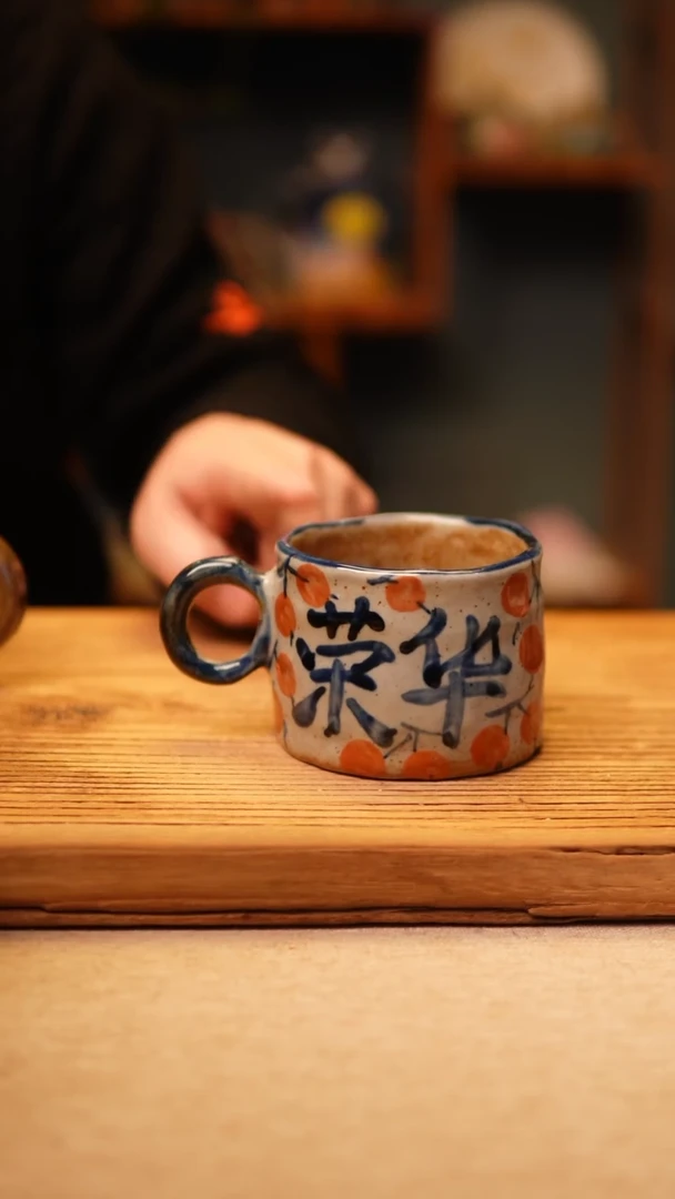 【闪购商品】@@陶园瓷舍@@纯手工手绘@高温釉下彩