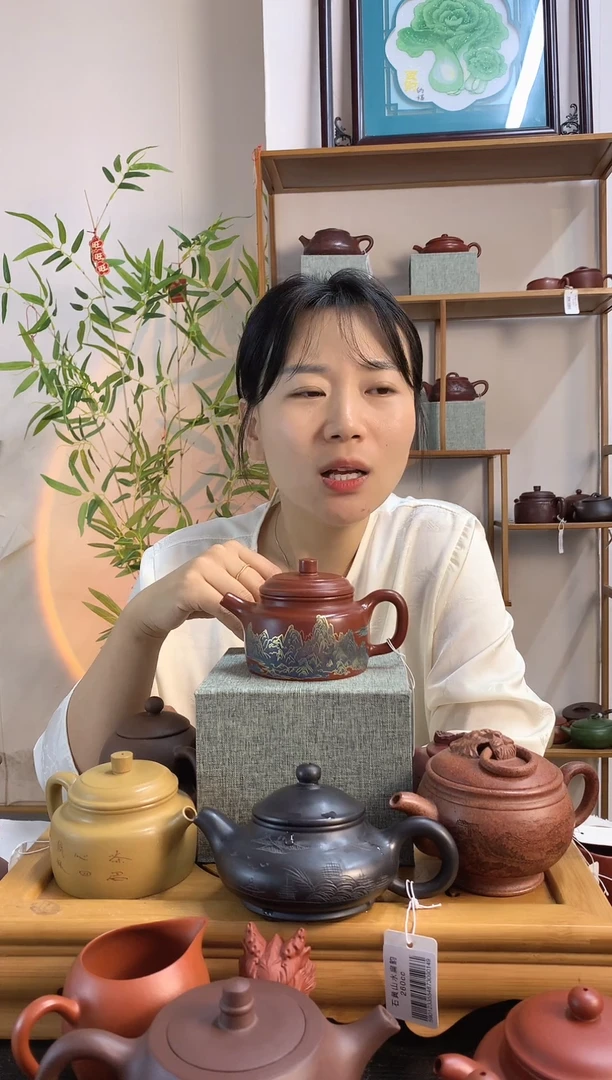 茶壶紫砂精工全手千里江山德钟紫砂壶