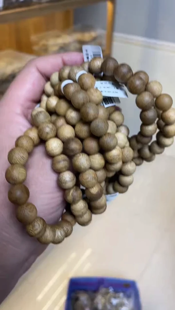 【闪购商品】沉香手串菩萨棋圆珠单圈微瑕1.1多样性发其一
