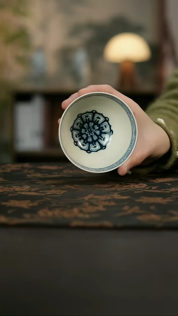 景德镇陶瓷杯碗柴烧多人