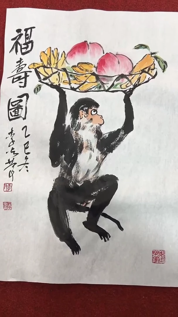 国画李火庆/国画/花鸟