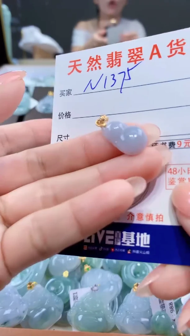 颈饰未镶嵌翡翠天然翡翠A货挂件