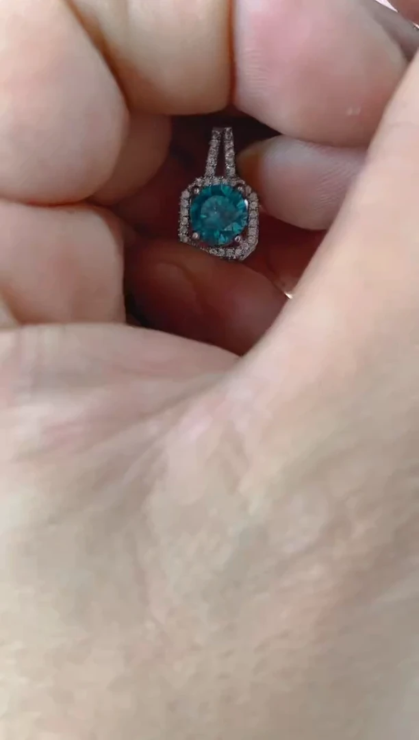 【闪购商品】水晶颈饰银S925镶嵌922红宝，蓝宝，多样性发一件赠链