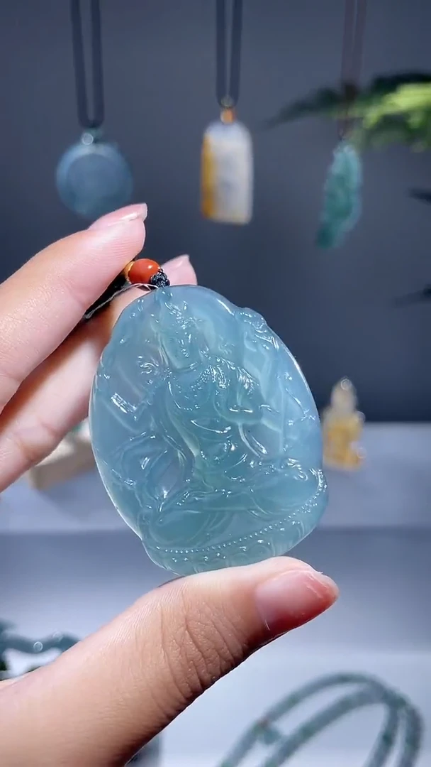 颈饰未镶嵌翡翠千手