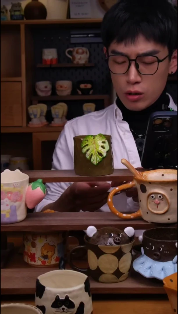 杯子陶景德镇可爱设计师款陶瓷19