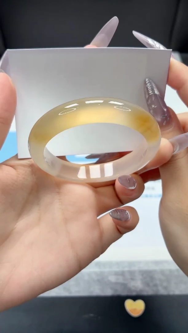 石英质玉手镯未镶嵌95/香槟54.5