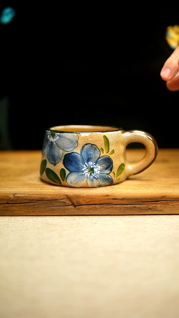 @@陶园瓷舍@@纯手工手绘@高温釉下彩