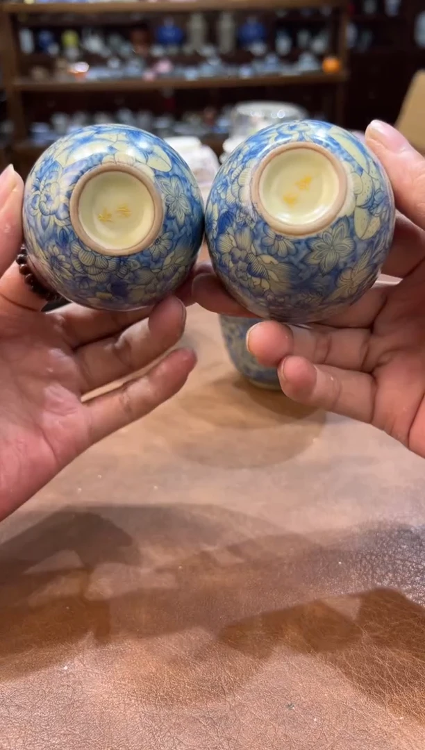 真的很便宜超好看会开片的旅行茶具