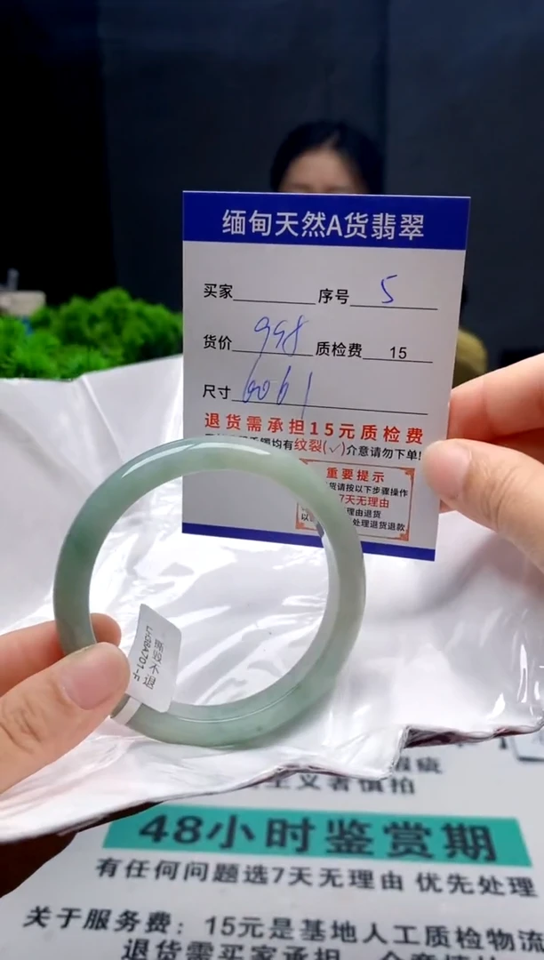 未镶嵌手镯翡翠5缅甸天然A货翡翠需包容瑕疵