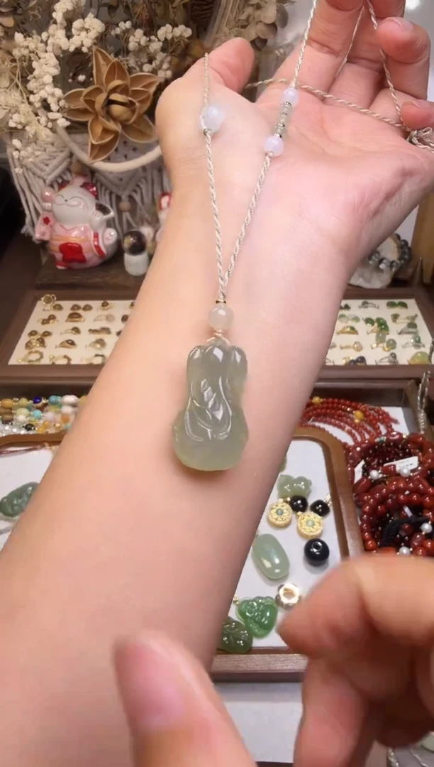 水晶摆件未镶嵌项链