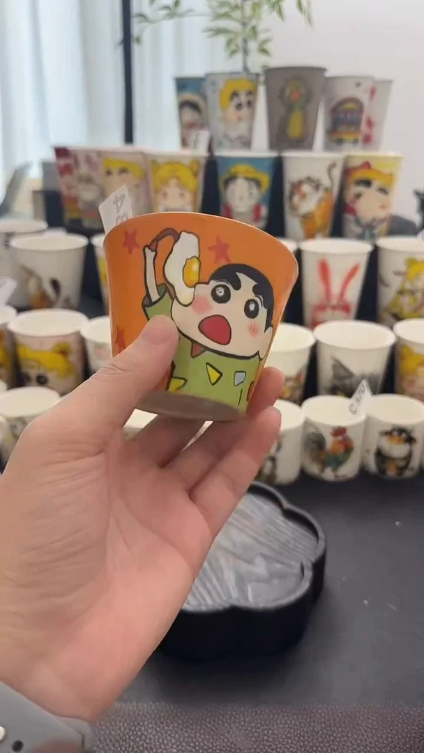 纯手工绘制陶瓷杯484