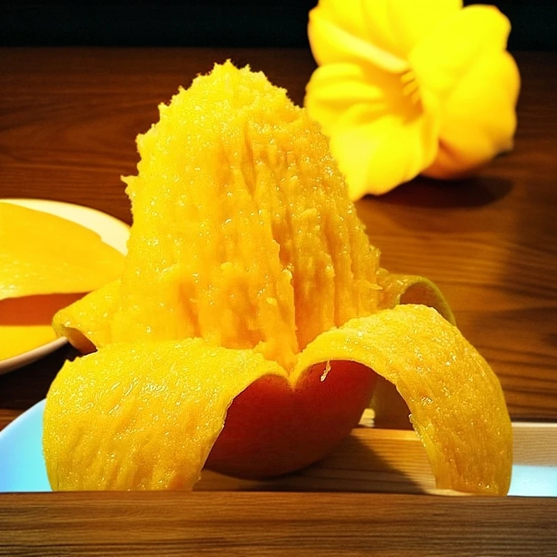 海南金煌芒当季新鲜水果香甜多汁皮薄肉厚热带芒果