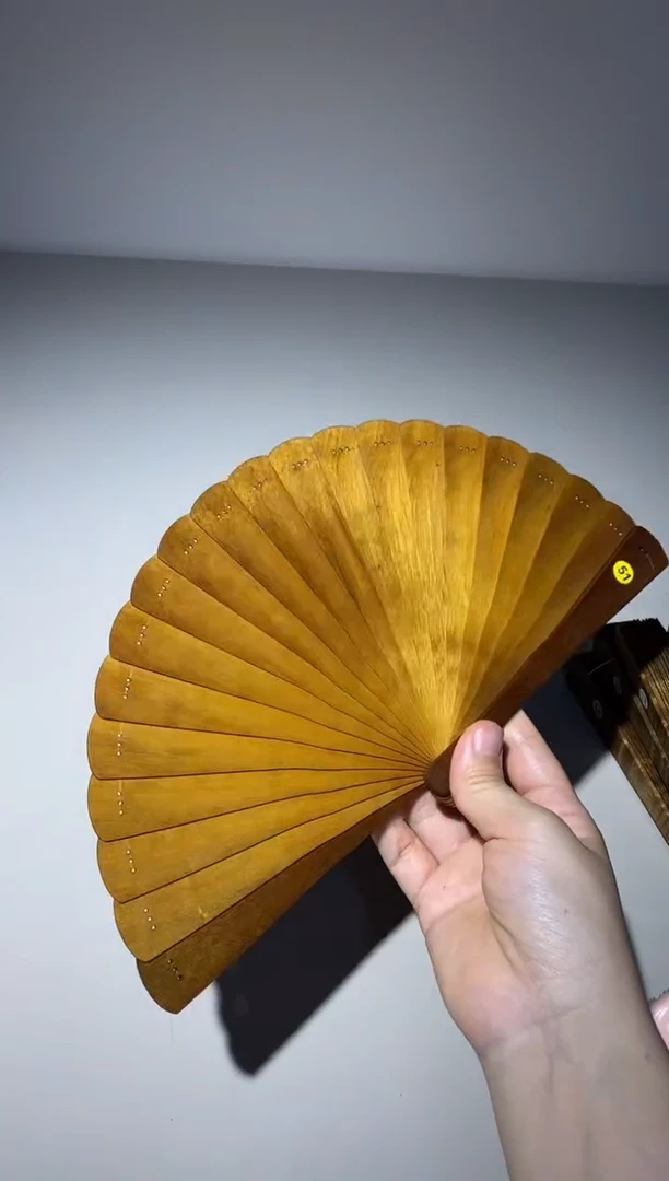 金丝楠16cm金丝楠木小叶桢楠扇51