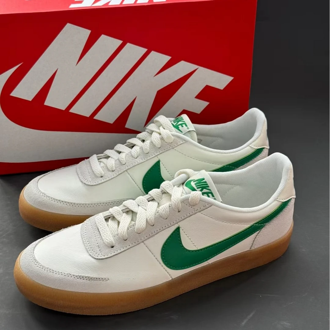 Nike耐克 Killshot 男款耐磨白绿色休闲运动耐磨低帮板鞋官方正品
