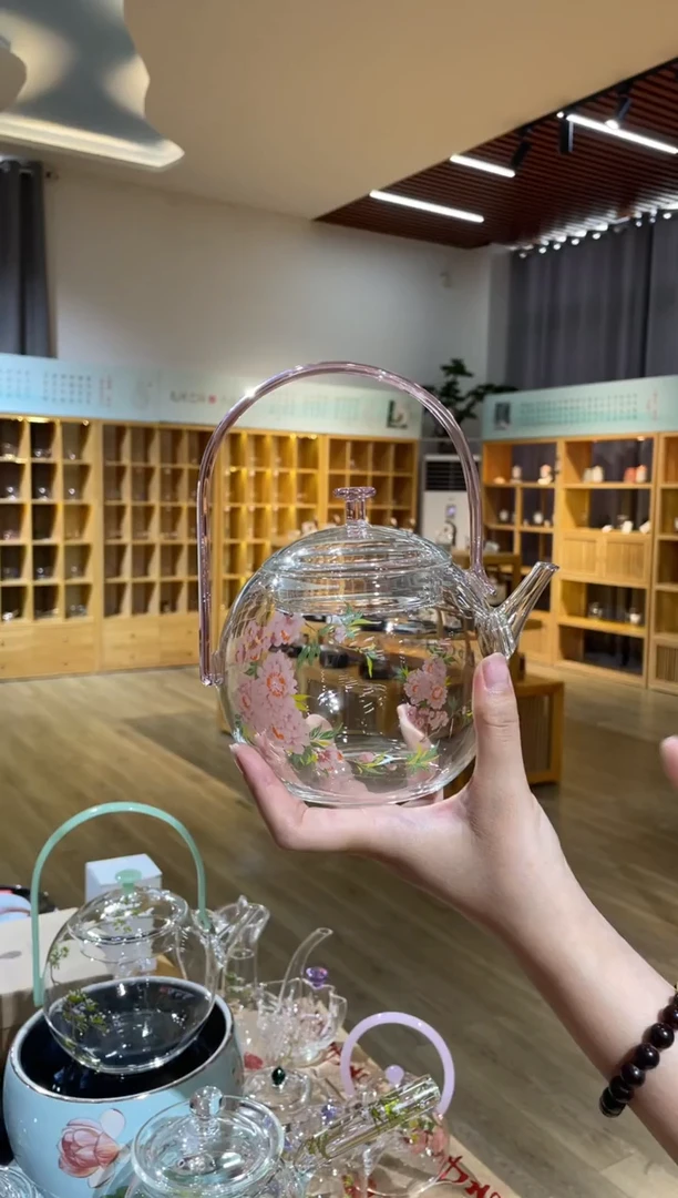 遇器抱月壶粉把桃花