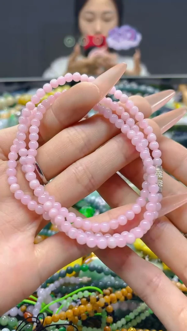 颈饰未镶嵌翡翠4MM