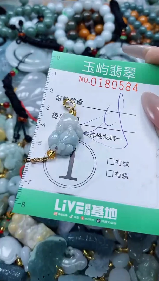 翡翠未镶嵌颈饰闪购0180584多样性发其一