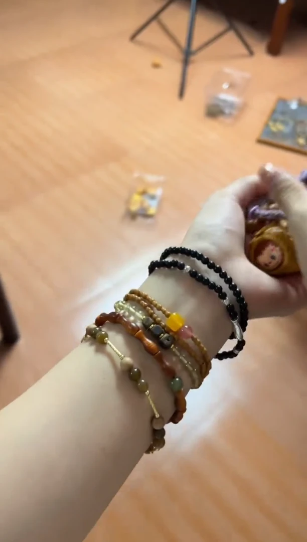 风车木（黑檀木）无事牌017-黑檀双圈-小鱼