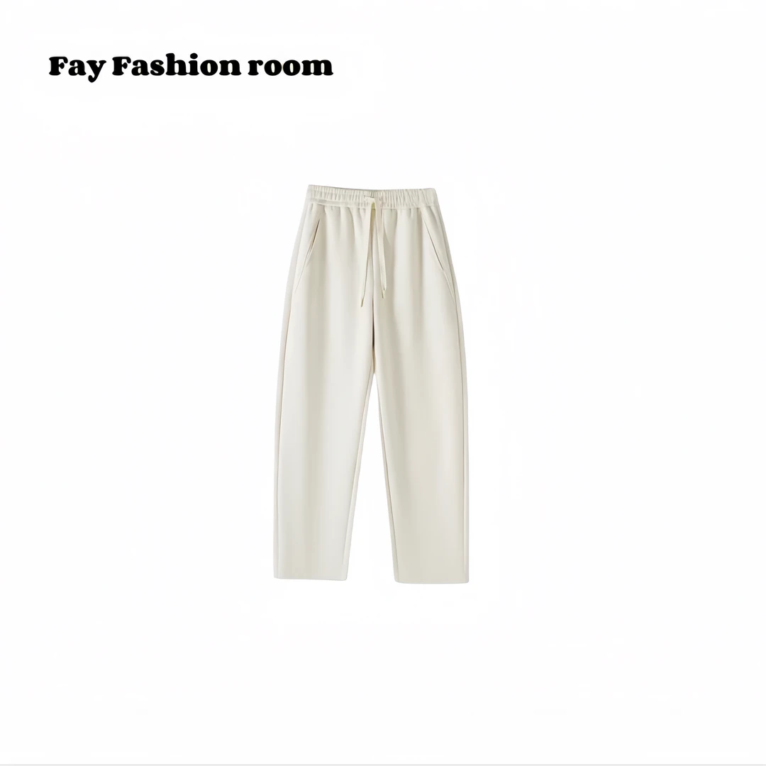 【新年回馈】柔软毛呢加厚香蕉裤显瘦阔腿裤