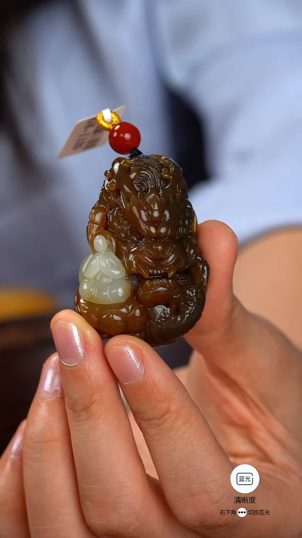 未镶嵌和田玉挂件时*悟道