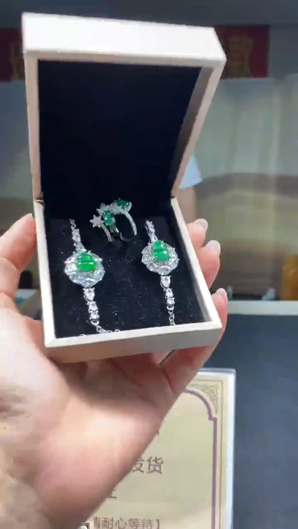 颈饰未镶嵌翡翠多样性发货【只发一套】*q46