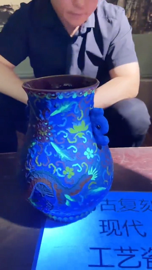 摆件景德镇陶瓷流水203